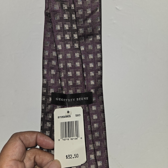 Designer Men's Silk 9 Ties Bundle 100% Silk Lagerfeld, Brooks, Camuto More - Picture 5 of 12